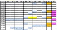 Calendriers de reprise...