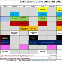 Entrainements, calendriers, licences...